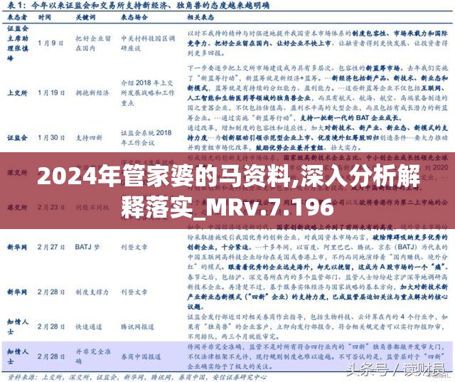 2024年管家婆的马资料,精细方案实施_HD18.541